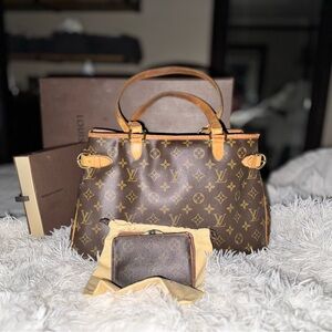 SOLD Louis Vuitton Batignolles Horizontal Monogram Bag, LV (KISS) Wallet